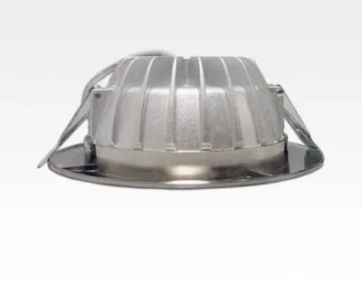 9W LED Einbau Downlight Edelstahl gebürstet rund dim.NeutralWeiß / 4000-4500K 630lm 230VAC IP40 120Grad — Bild 5