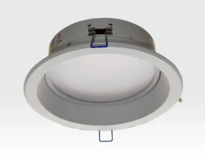 9W LED Einbau Downlight weiß rund Warm Weiß / 2700-3200K 585lm 230VAC IP40 120Grad